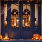 Skab den perfekte halloweenstemning med en fransk dobbeltdør til halloween